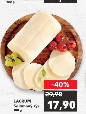 Kaufland Lacrum salámový sýr nabídka