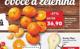 Kaufland Mandarinky nabídka