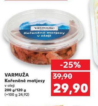 Kaufland Kořeněné matjesy nabídka