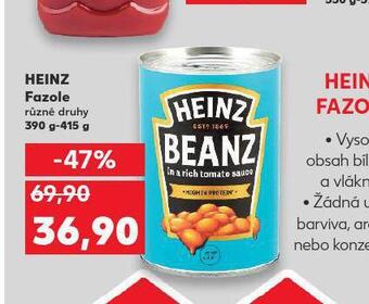 Kaufland Heinz fazole nabídka