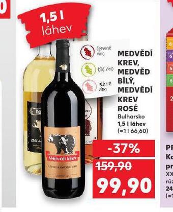 Kaufland Medvědí krev rosé nabídka