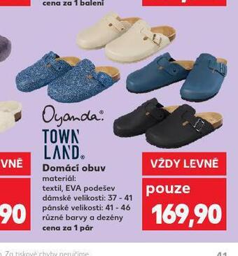 Kaufland Domácí obuv nabídka