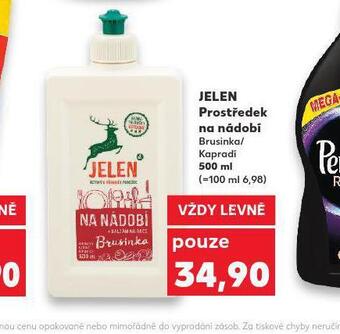 Kaufland Jelen prostředek na nádobí nabídka