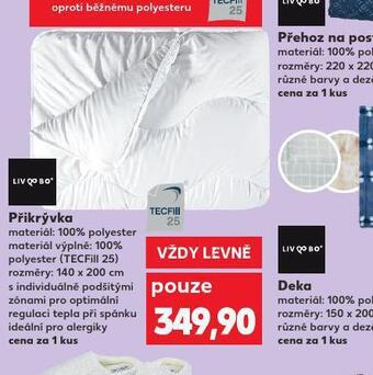 Kaufland Přikrývka nabídka