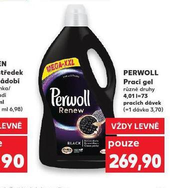Kaufland Perwoll prací gel nabídka