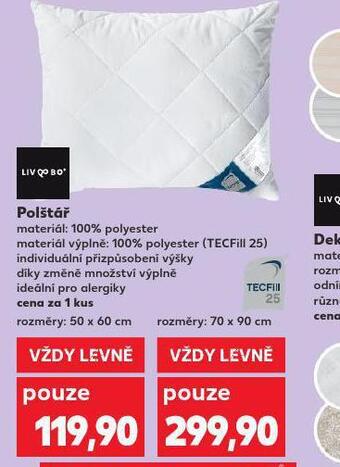 Kaufland Polštář 70 x 90 cm nabídka