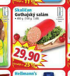 Norma Gothajský salám nabídka