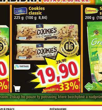 Norma Cookies classic nabídka