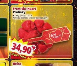 Norma From the heart pralinky nabídka