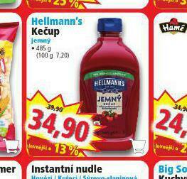 Norma Hellmann´s kečup nabídka