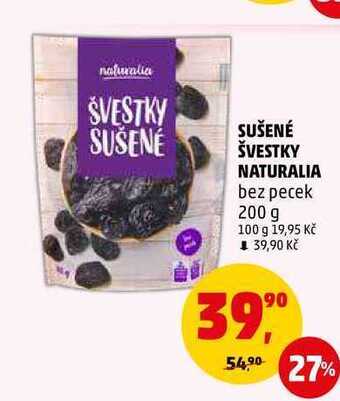 Penny Market Sušené švestky naturalia, 200 g nabídka