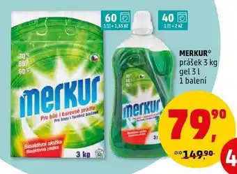 Penny Market Merkur prášek, 3 kg nabídka