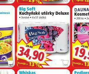 Norma Big soft utěrky deluxe nabídka