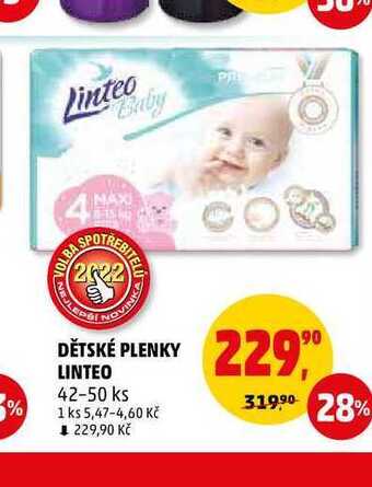 Penny Market Dětské plenky linteo, 42-50 ks nabídka
