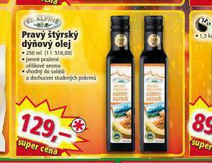 Pravý štýrský dýňový olej