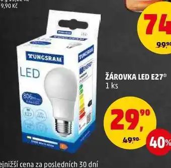 Penny Market Žárovka led e27, 1 ks nabídka