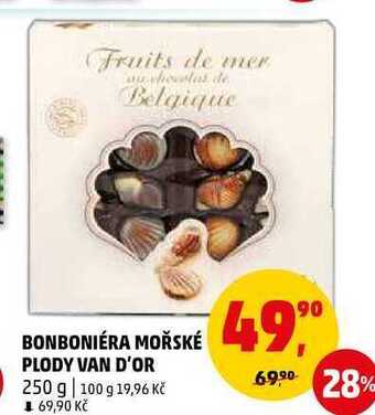 Penny Market Bonboniéra mořské plody van d'or, 250 g nabídka