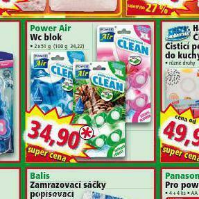 Norma Power air wc blok nabídka
