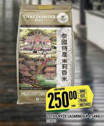 Tamda Foods Lotus rýže jasmínová 4,54kg nabídka