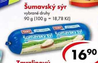 CBA Šumavský sýr, 90 g nabídka