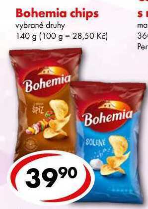 CBA Bohemia chips, 140 g nabídka