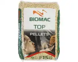 Dřevěné pelety biomac top enplus a1 balení 15 kg