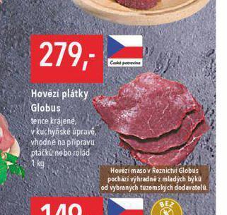 Globus Hovězí plátky nabídka
