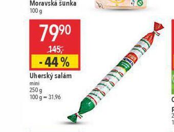 Globus Uherský salám nabídka