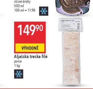 Globus Aljašská treska filé nabídka