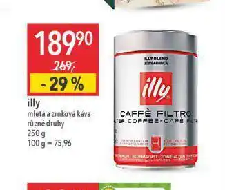 Globus Káva illy nabídka