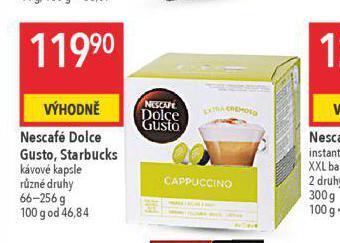 Globus Kávové kapsle starbucks nabídka