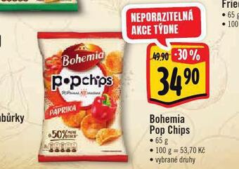 Albert Bohemia pop chips nabídka