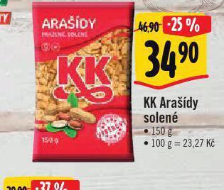 Albert Kk arašídy solené nabídka