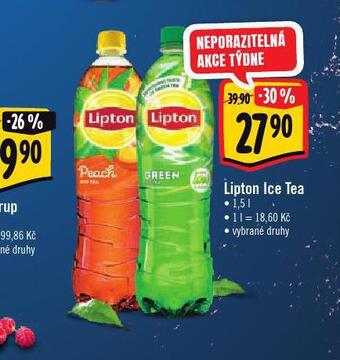 Albert Lipton ice tea nabídka
