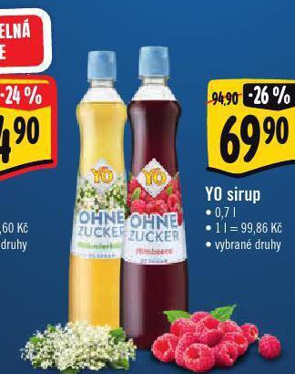 Albert Yo sirup nabídka