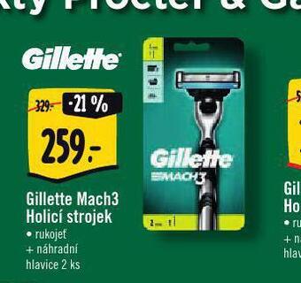Albert Gillette mach3 holicí strojek nabídka