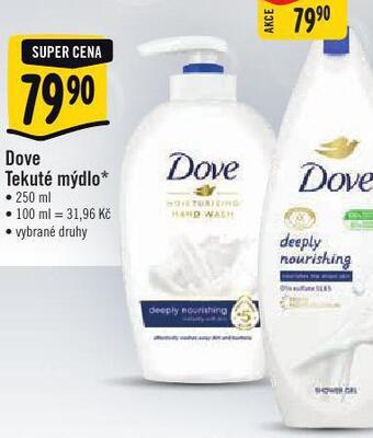 Albert Dove tekuté mýdlo nabídka