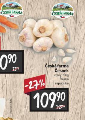 Billa Česnek nabídka