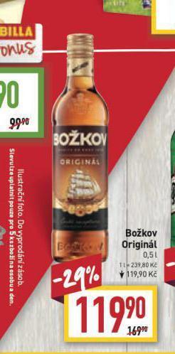 Billa Božkov originál nabídka
