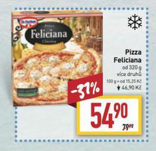 Billa Pizza feliciana nabídka