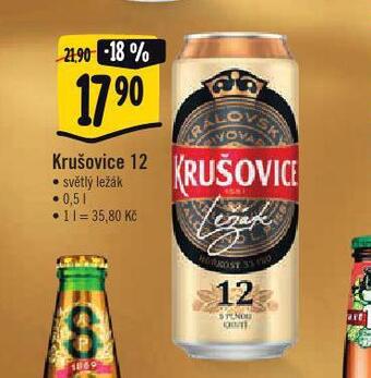 Albert Pivo krušovice 12 královský ležák nabídka