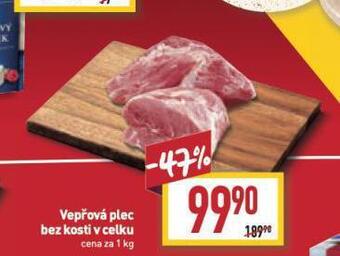 Billa Vepřová plec bez kosti nabídka