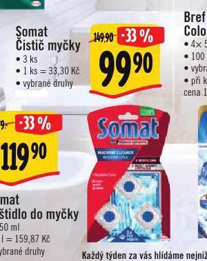 Albert Somat čistič myčky nabídka