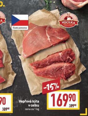 Billa Vepřová kýta v celku nabídka