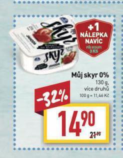 Billa Můj skyr nabídka