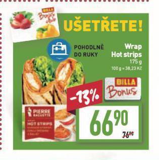Billa Wrap hot strips nabídka