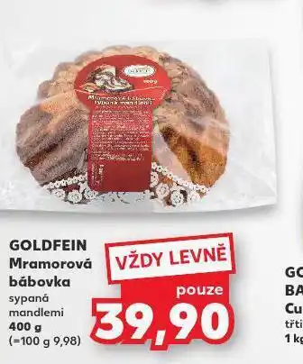 Kaufland Goldfein mramorovaná bábovka nabídka