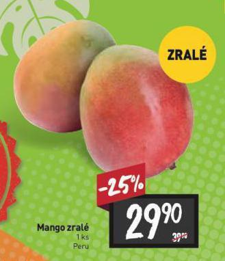 Billa Mango zralé nabídka