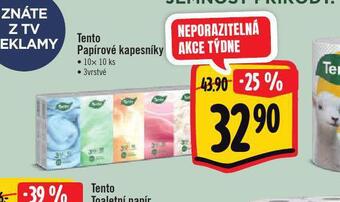 Albert Tento papírové kapesníky nabídka