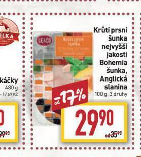Billa Krůtí prsní šunka nabídka